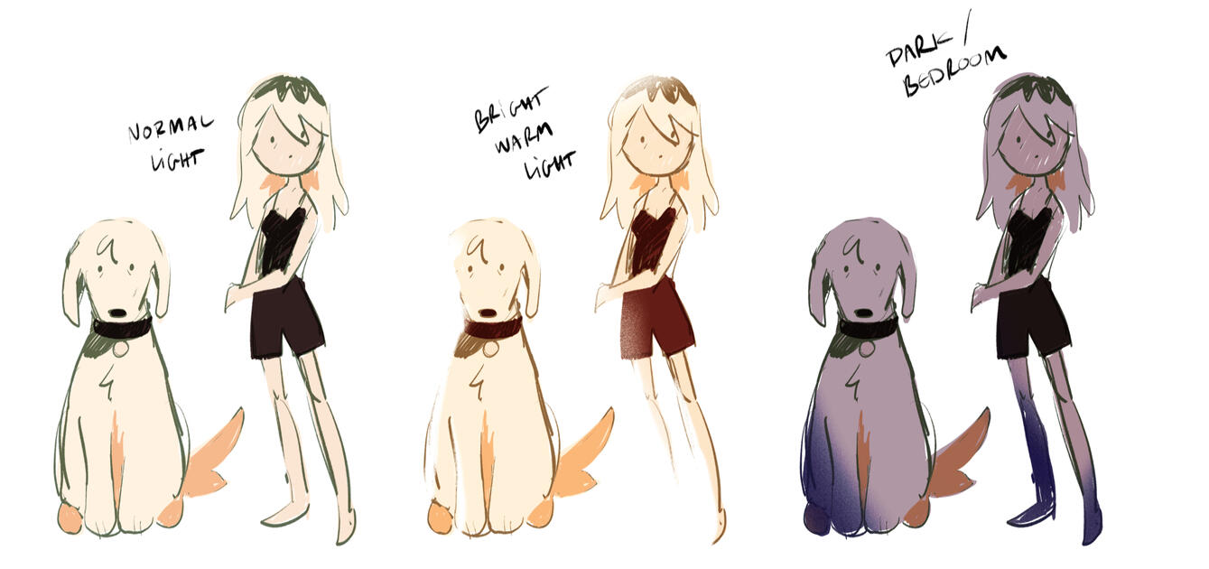 first character sketches